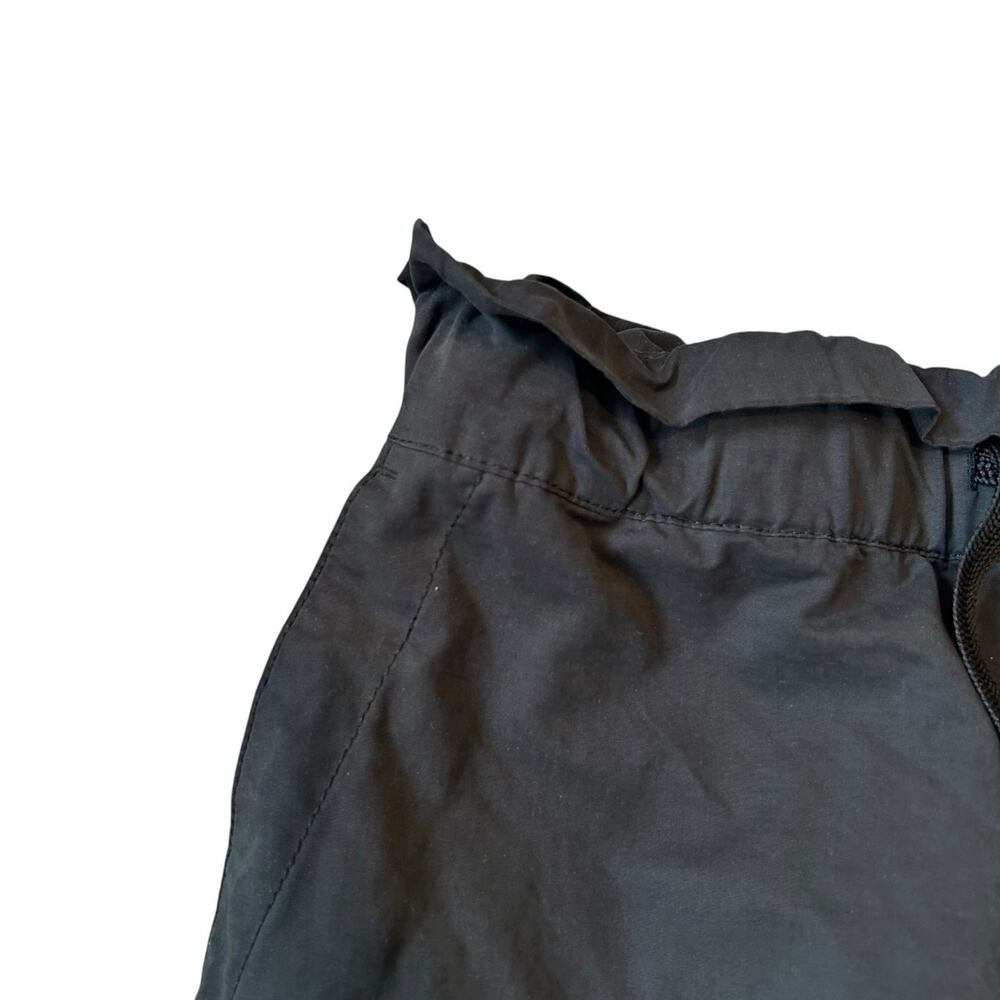 Urban Outfitters Black Ruffle Waist Joggers Sz M Clean Girl Minimalist - Picture 12 of 16